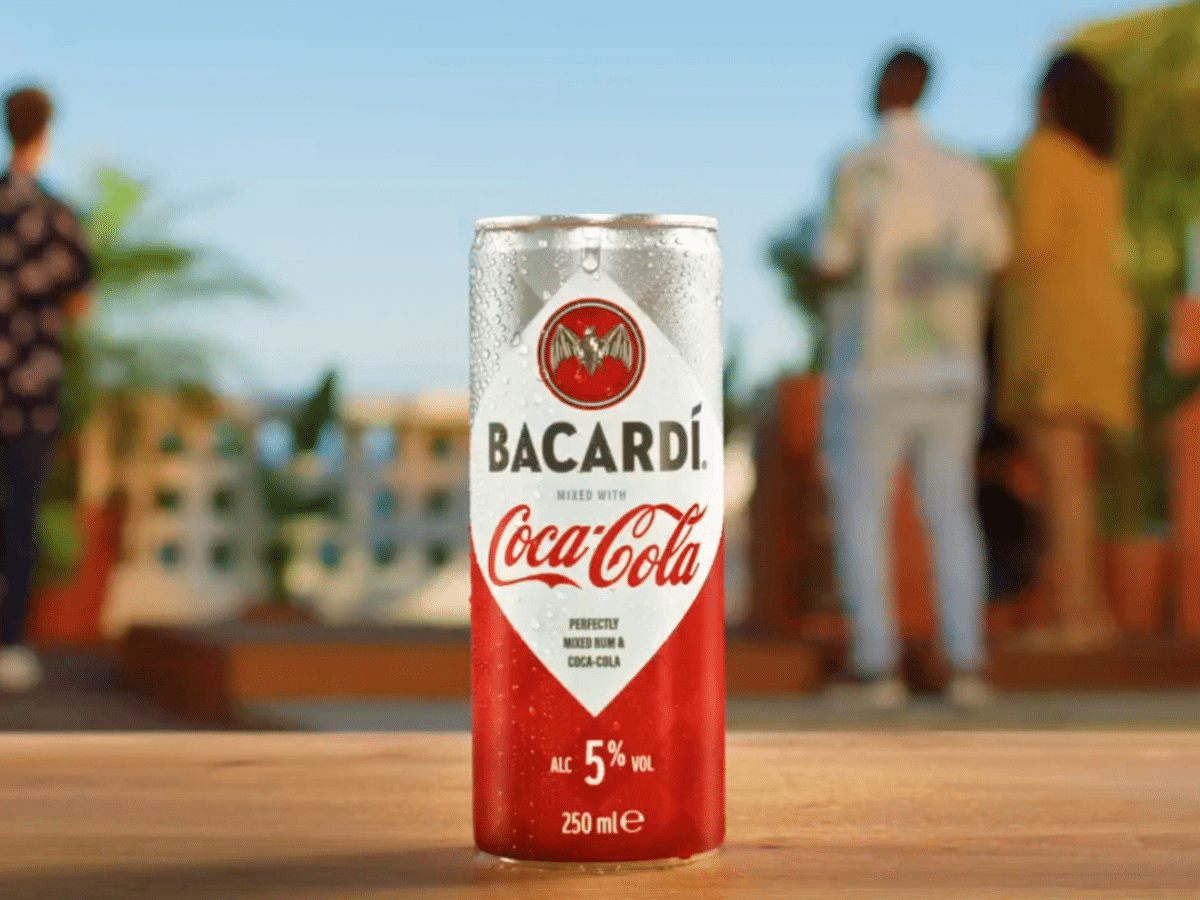 Bacardi's Spiced Rum with Coke