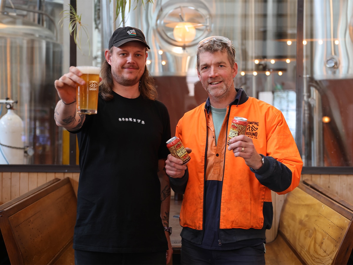 Melbourne brewery Stomping Ground teams up with artist Gonketa | Image: Supplied