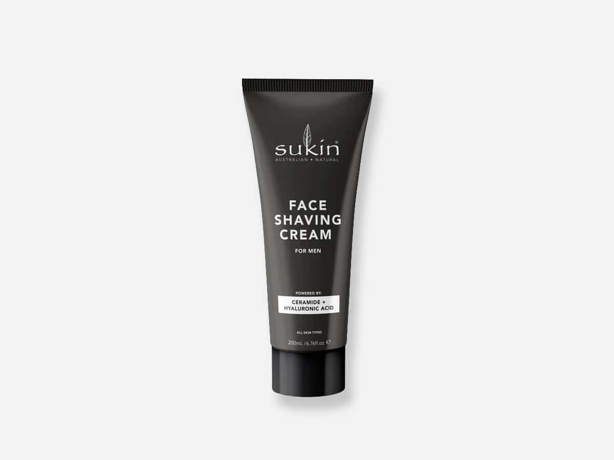 Sukin Men’s Face Shaving Cream 200ml | Image: Sukin