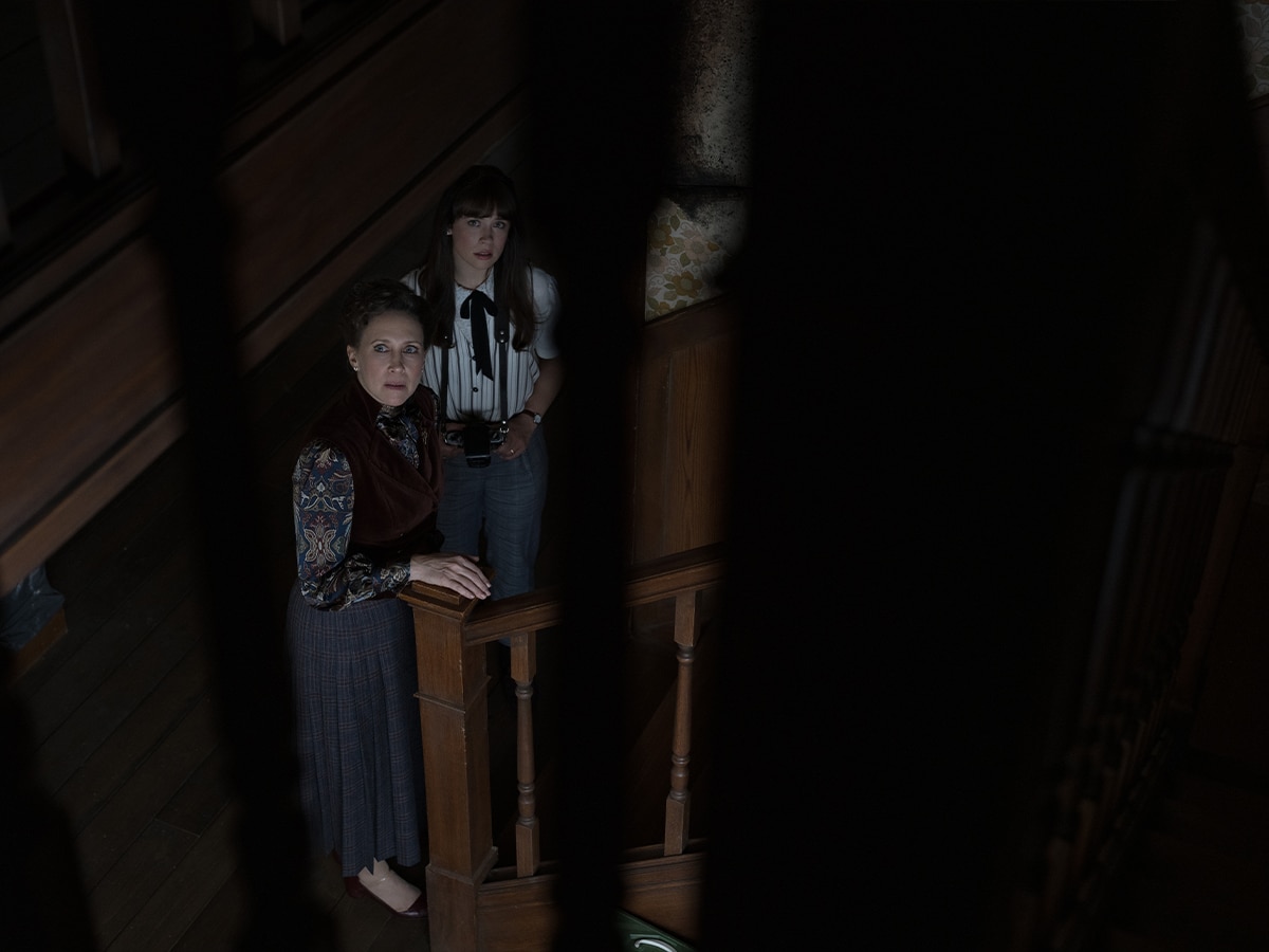 Era Farmiga and Mia Tomlinson in New Line Cinema's “The Conjuring: Last Rites' (2025) | Image: Warner Bros. Entertainment Inc.