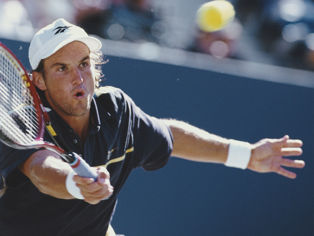 Rolex and sports tennis us open pat rafter roller 1997