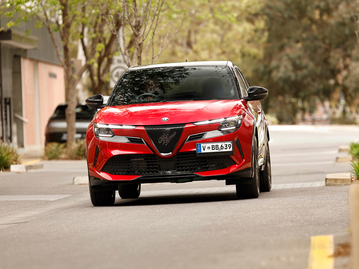2026 alfa romeo junior front end on road