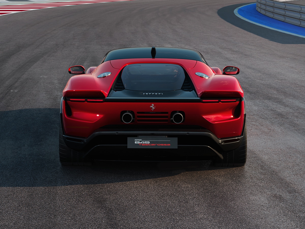 2026 ferrari 849 testarossa rear end