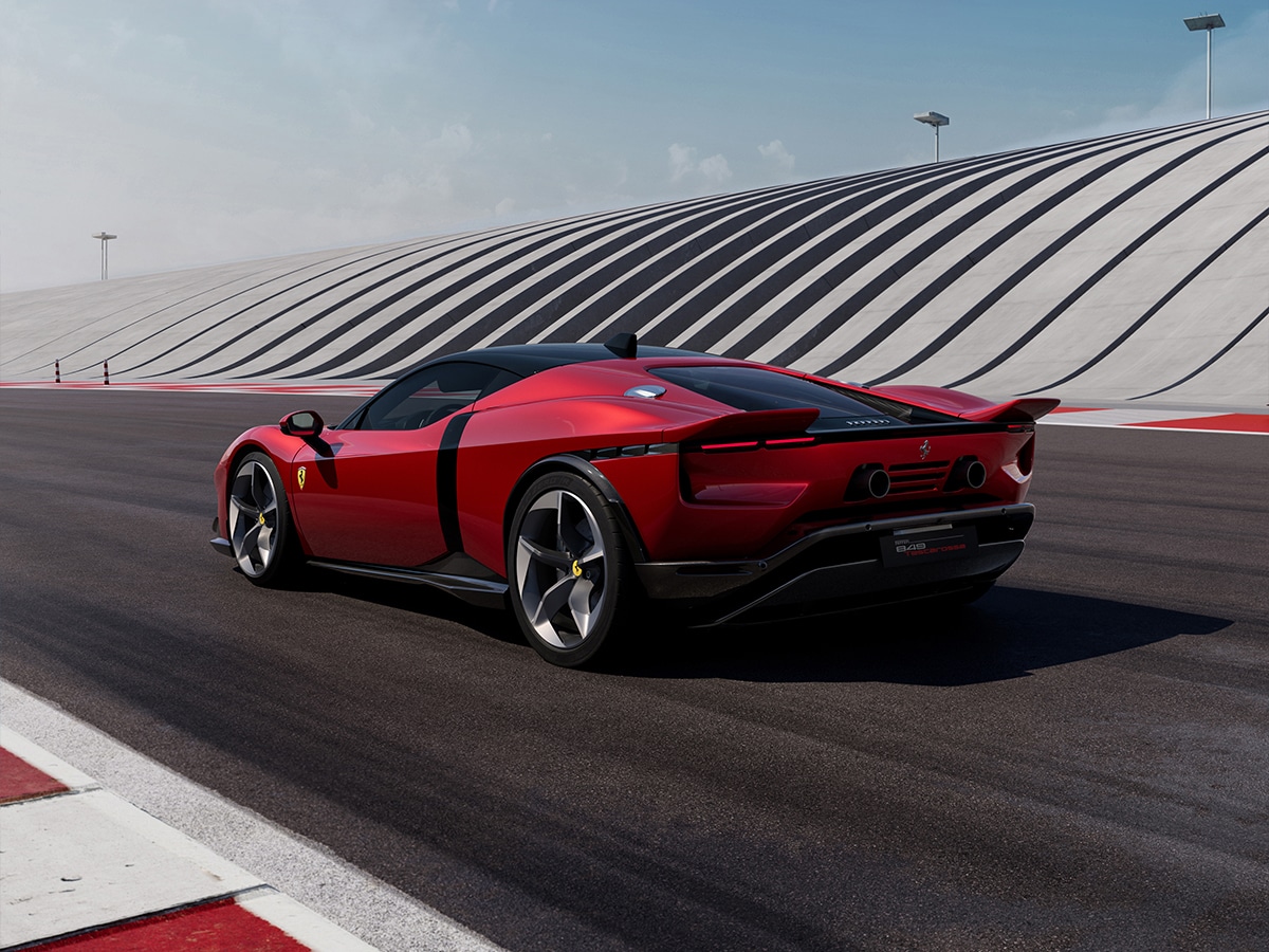 2026 ferrari 849 testarossa rear three quaretr