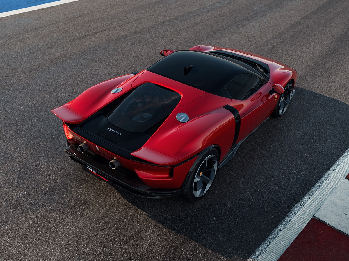 2026 ferrari 849 testarossa rear three quarter