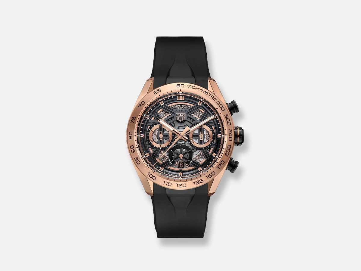 Carrera Chronograph Extreme Sport Twin-Time Rose Gold | Image: TAG Heuer