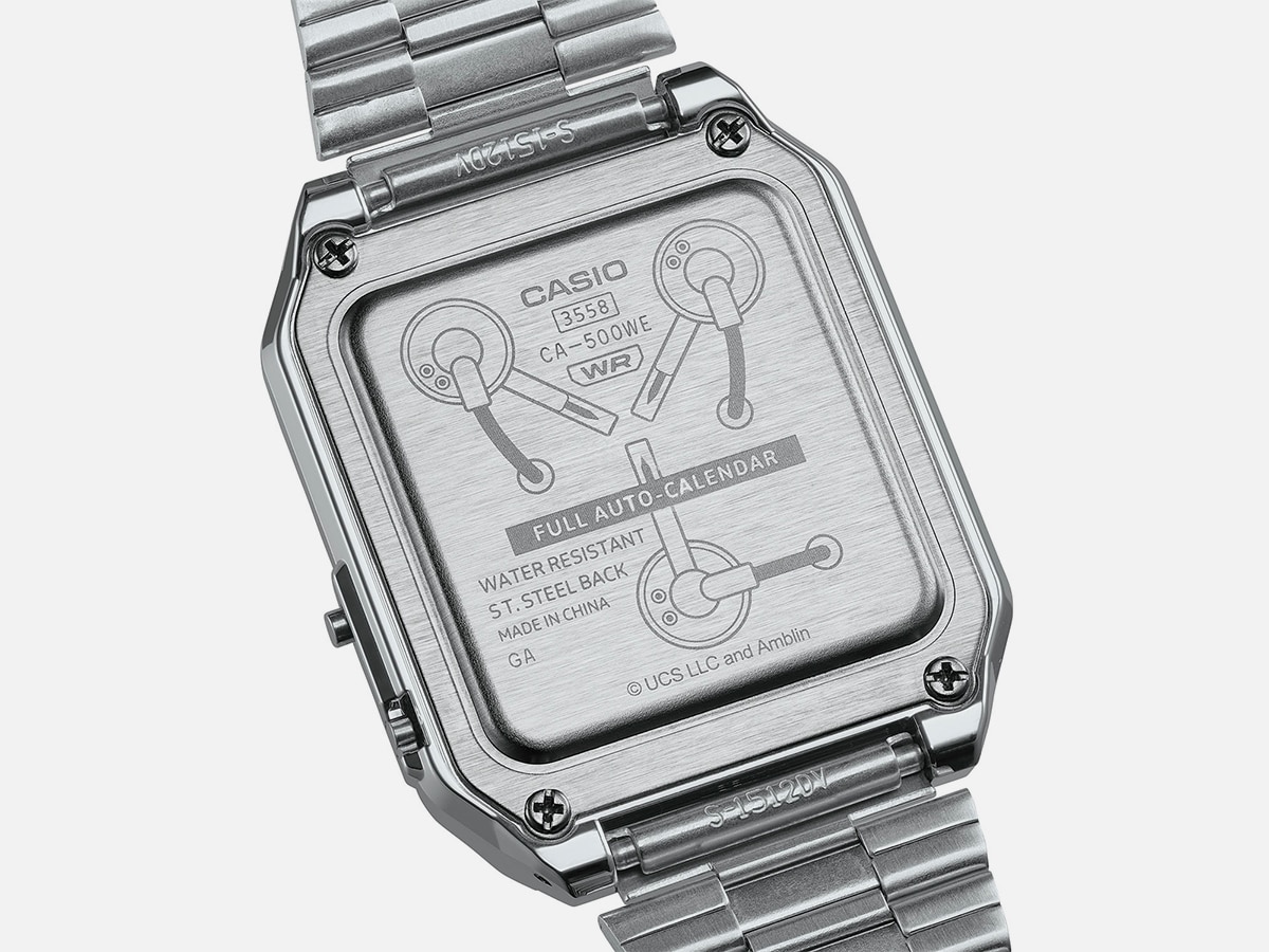 Casio CA500WEBF-1A 'Back to the Future' Watch | Image: Casio America Inc.
