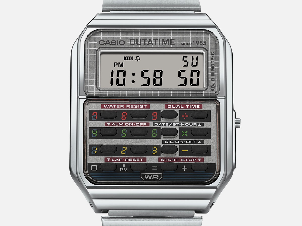 Casio CA500WEBF-1A 'Back to the Future' Watch | Image: Casio America Inc.