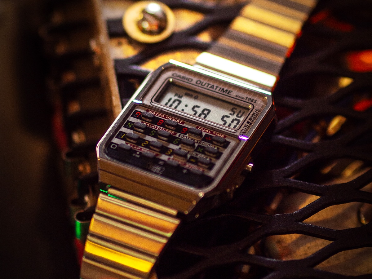 Casio CA500WEBF-1A 'Back to the Future' Watch | Image: Casio America Inc.