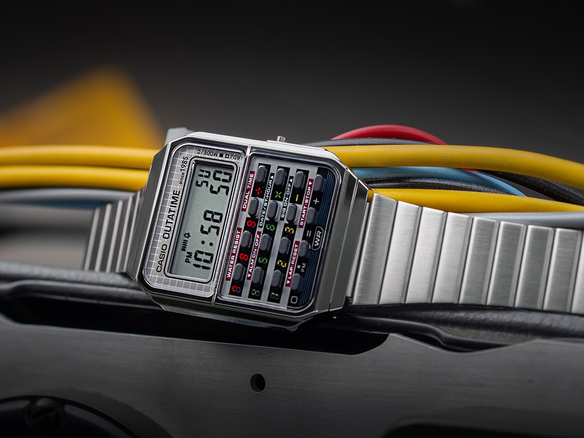 Casio CA500WEBF-1A 'Back to the Future' Watch | Image: Casio America Inc.