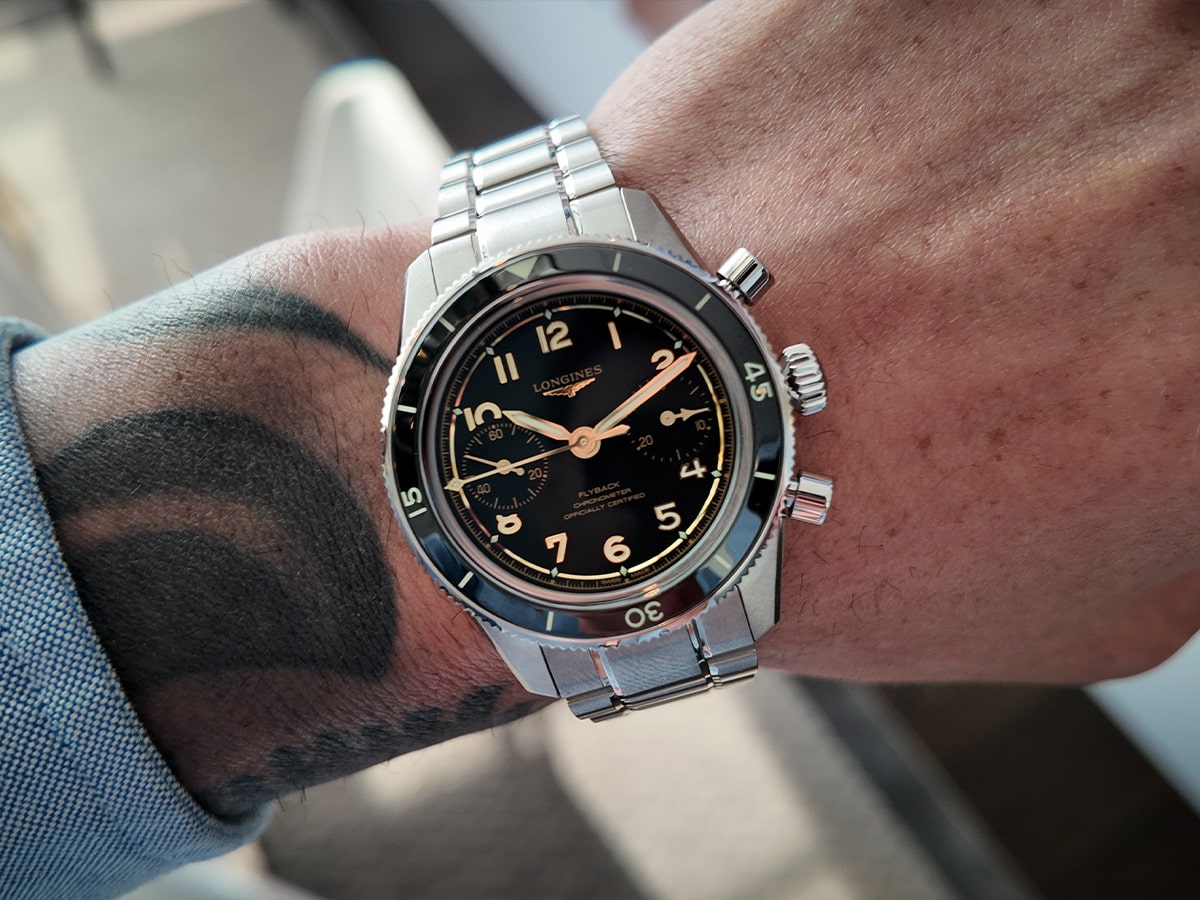 2025 Longines Spirit Flyback Ref. L3.721.4.53.6 | Image: Man of Many