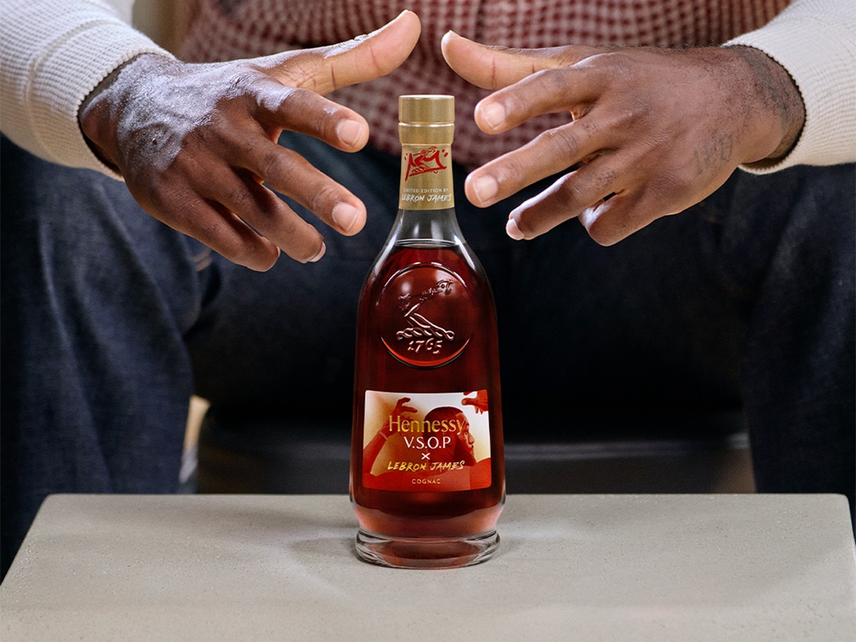 Lebron the decision part ii bottle with hands