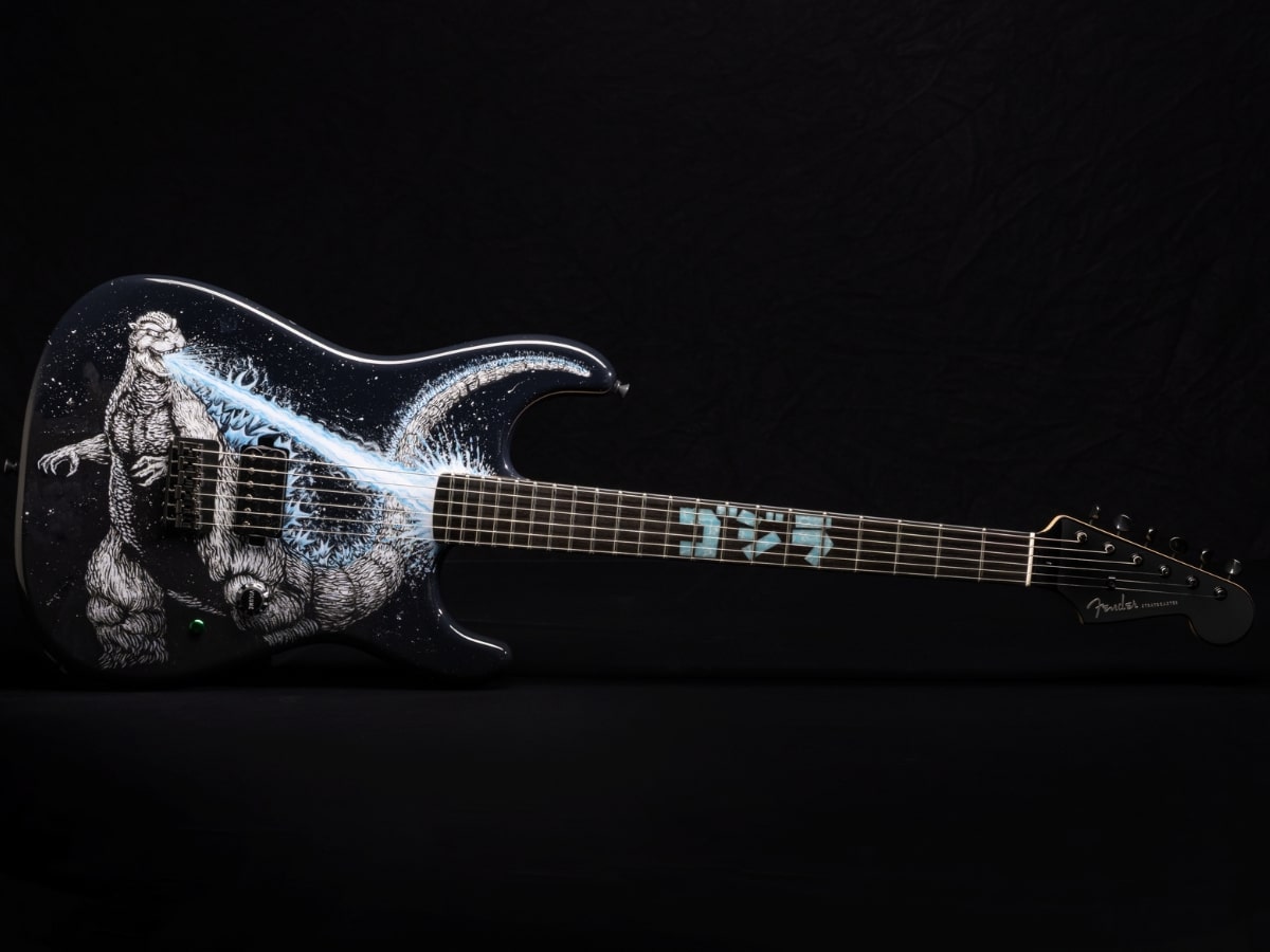 Limited edition masterbuilt godzilla stratocaster