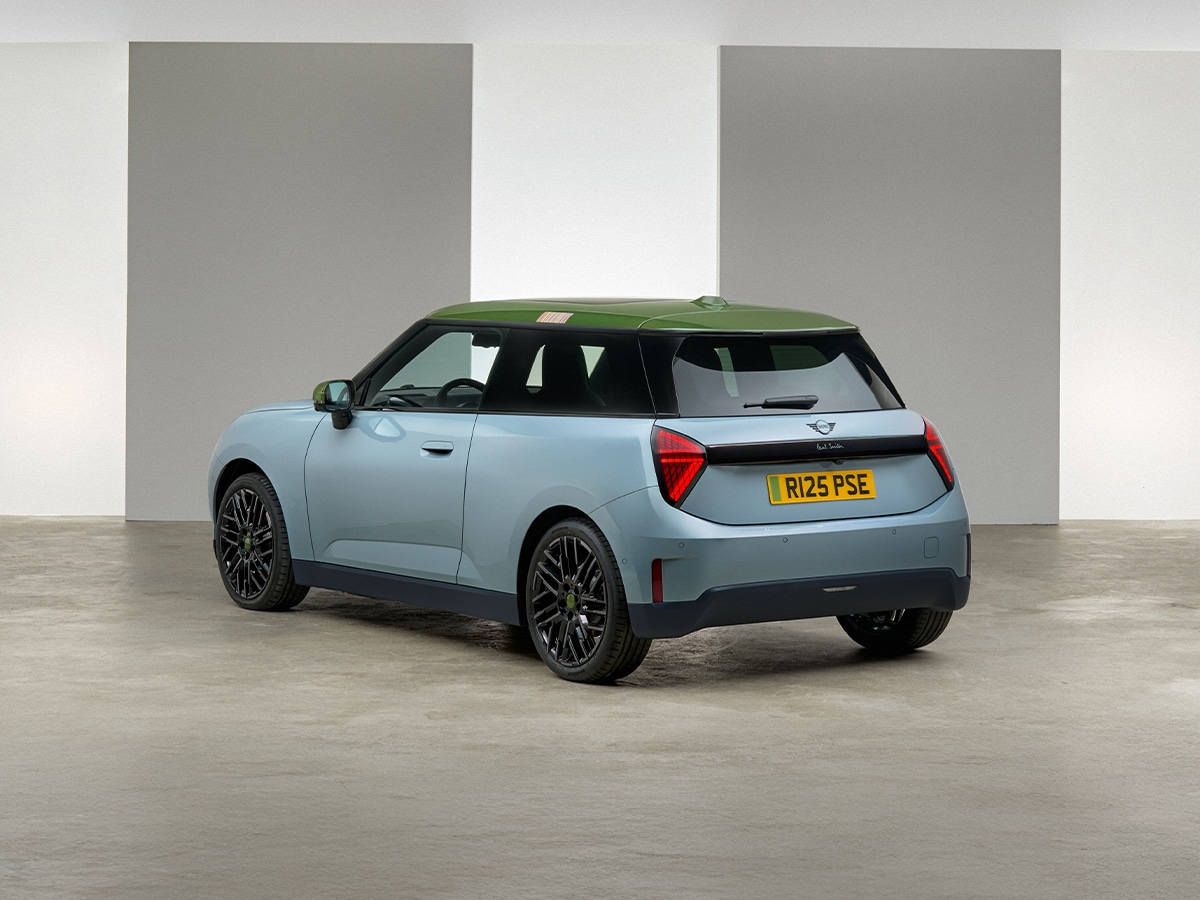 Mini paul smith blue and green rear three quarter