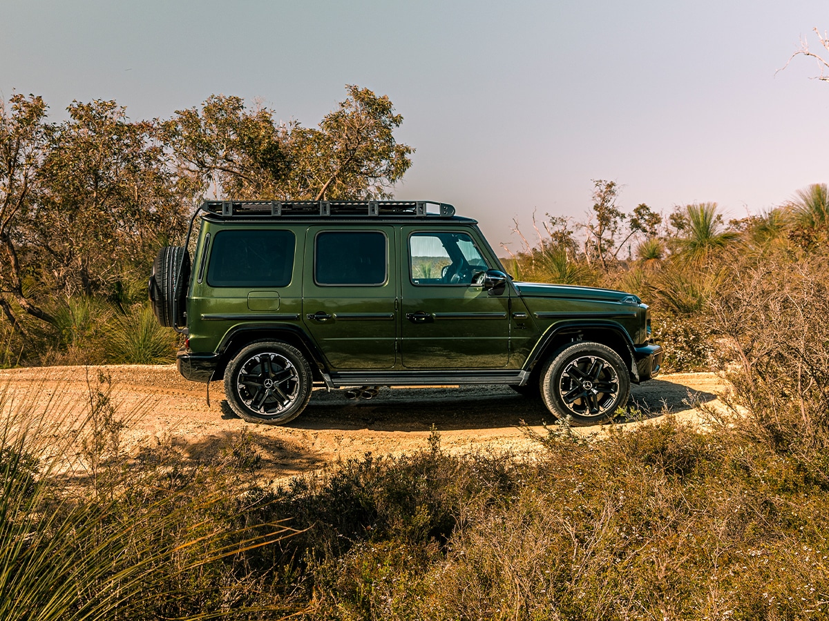 Mercedes amg g63 offroad pro side on