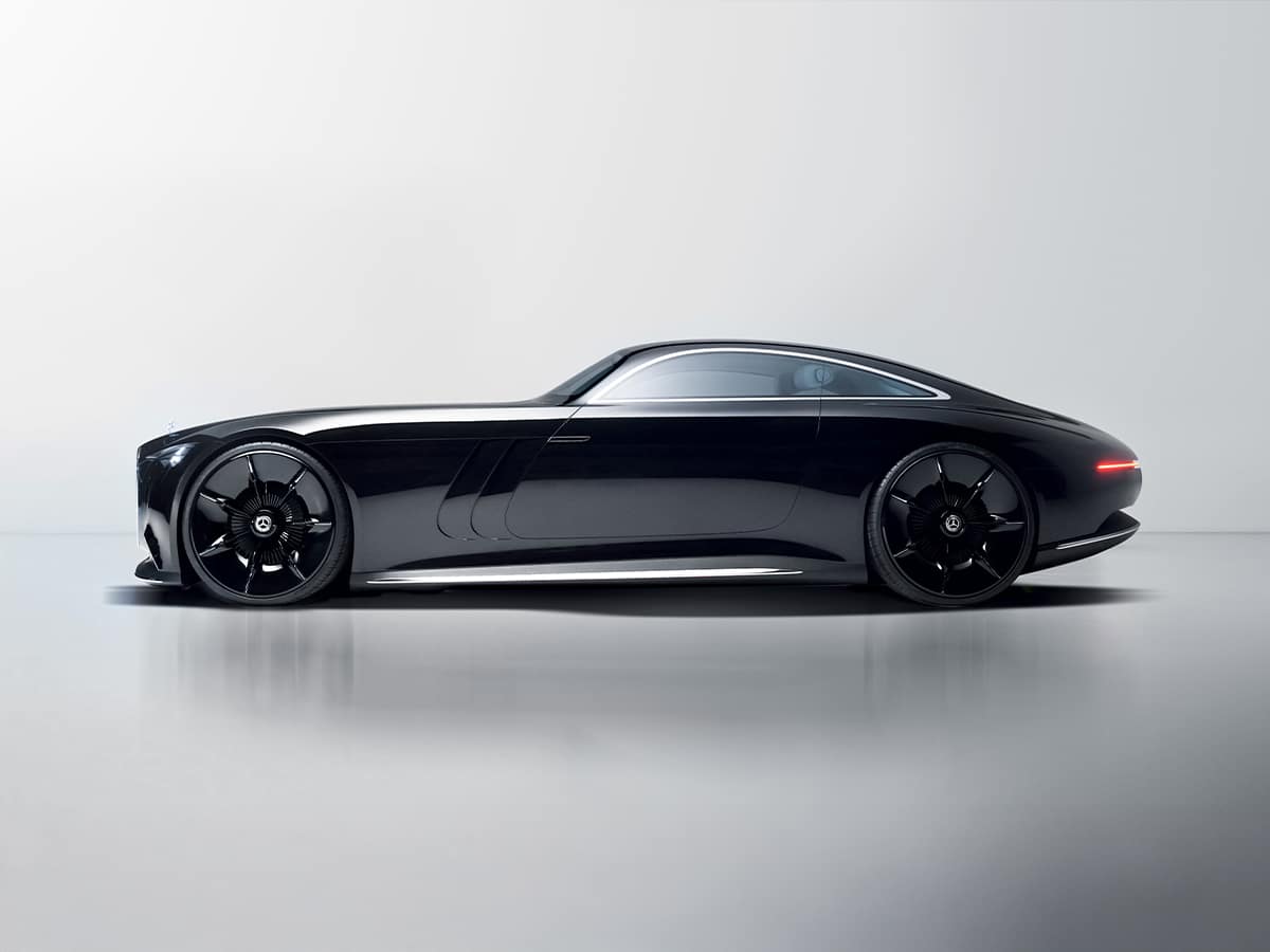 Mercedes benz vision iconic side on