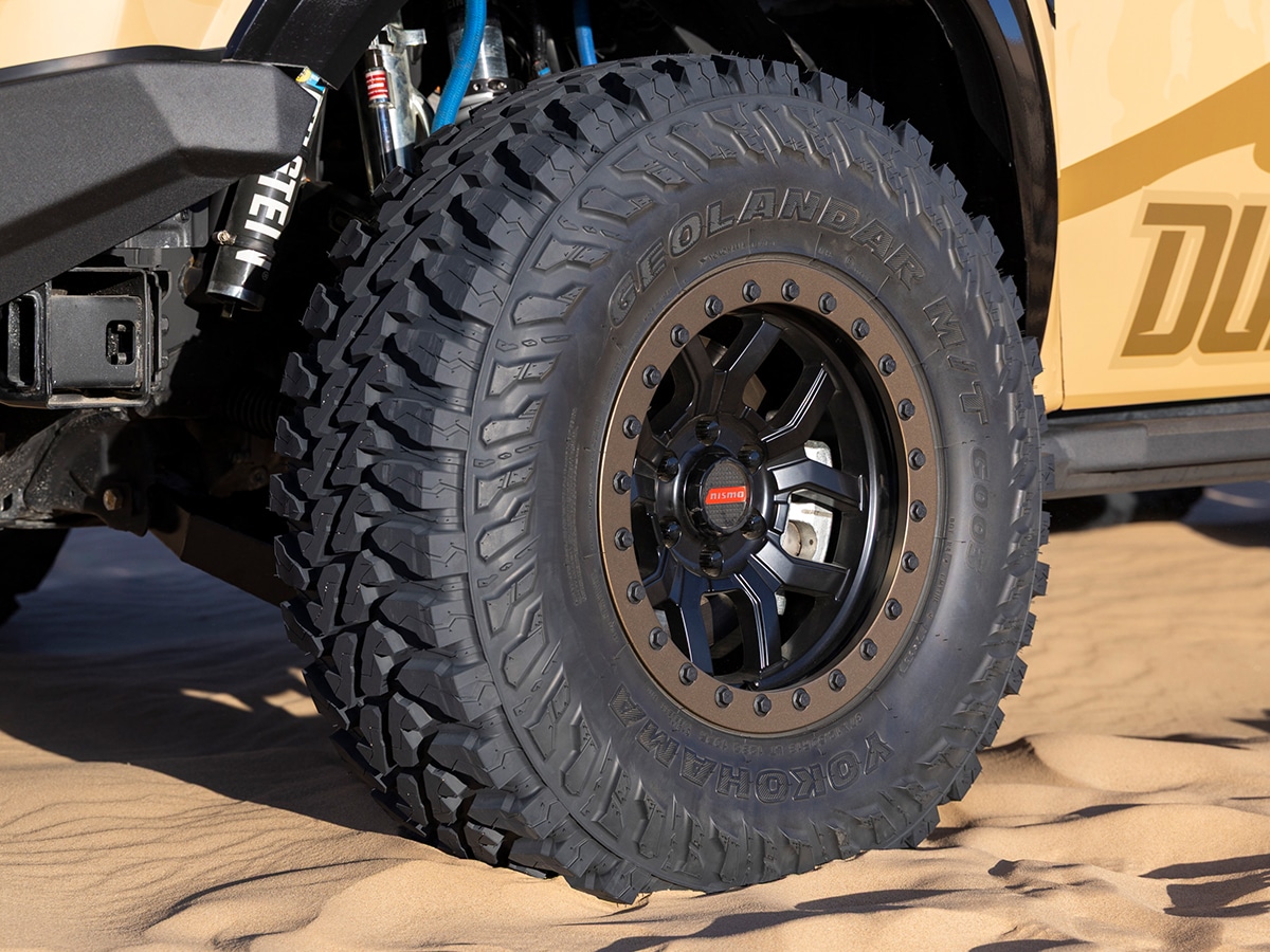 Nissan 'dune patrol' front wheels