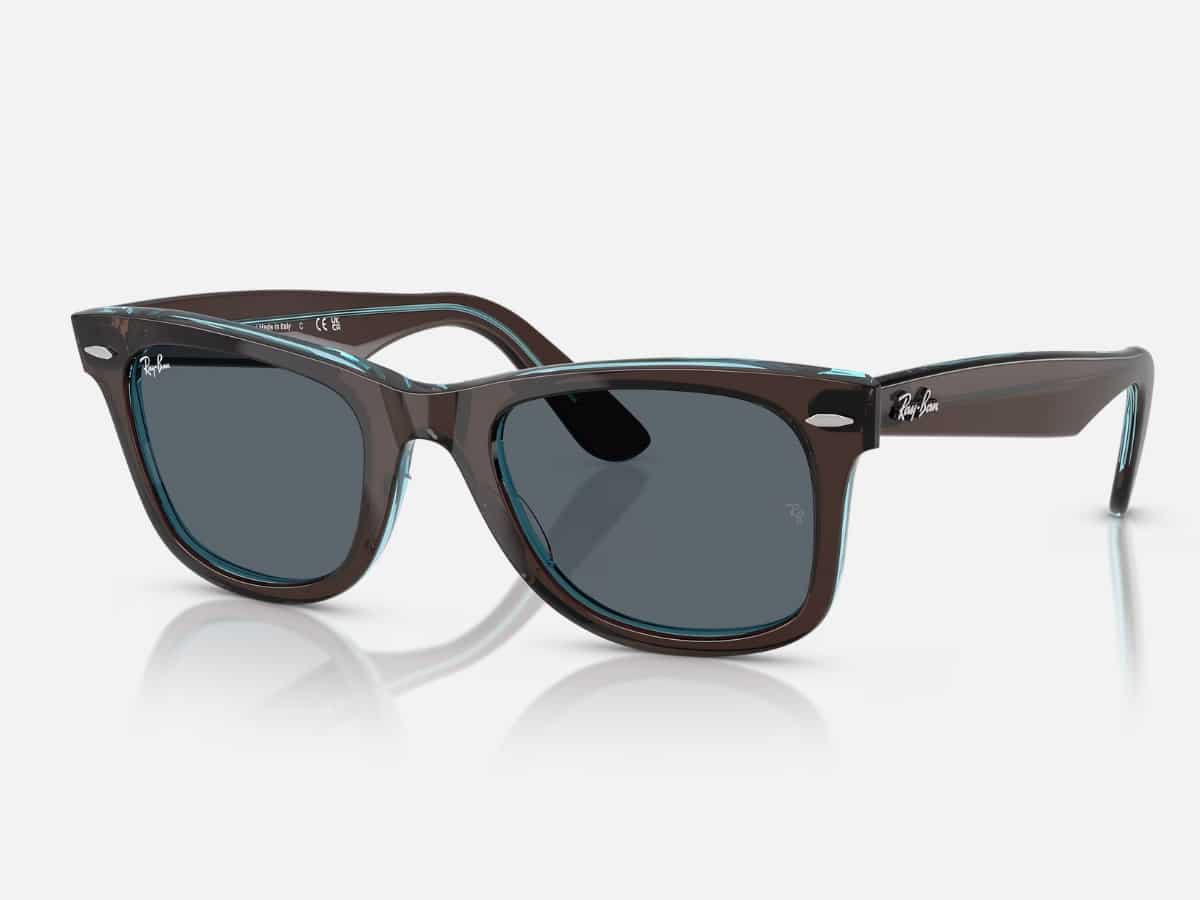 Ray ban wayfarer brown blue