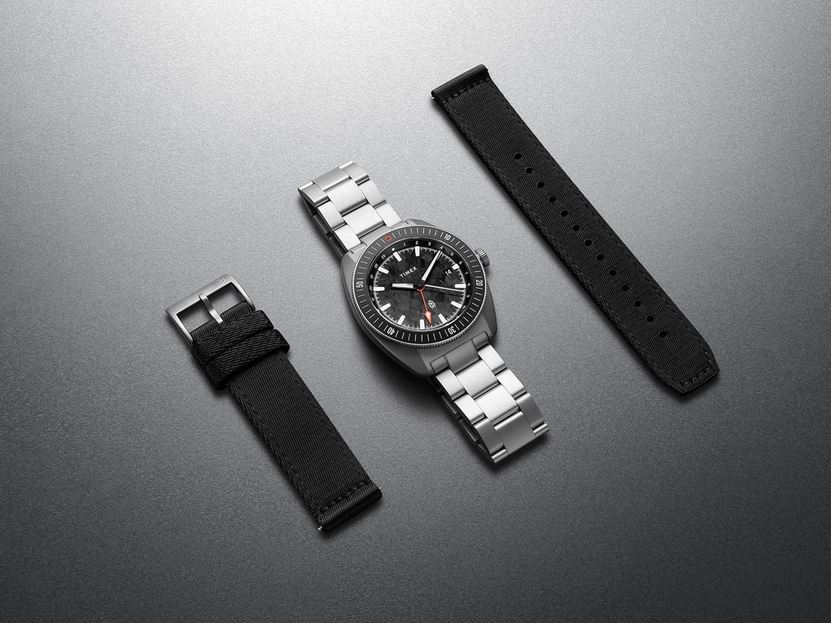 The James Brand × Timex Automatic GMT Nocturne Edition | Image: The James Brand