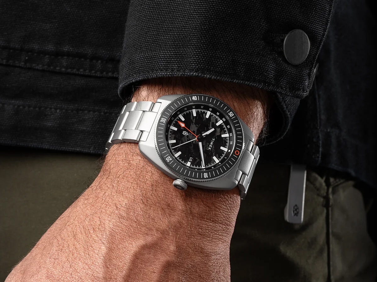 The James Brand × Timex Automatic GMT Nocturne Edition