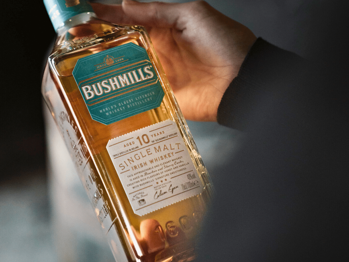 Bushmills 10 Year Old Irish Single Malt Whiskey | Image: Bushmills