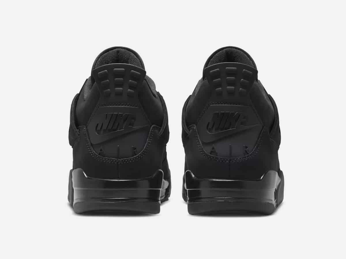 2025 air jordan 4 black cat heel 2