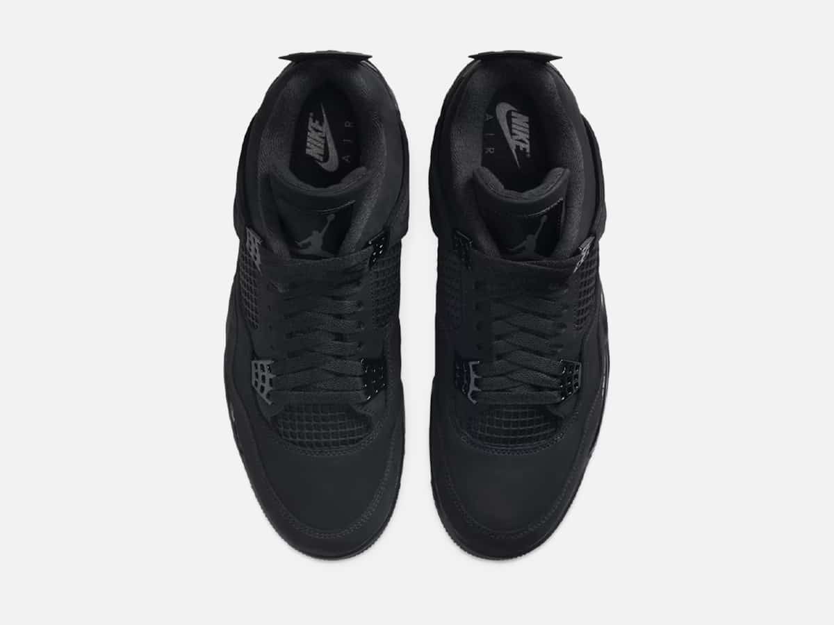 2025 air jordan 4 black cat top down