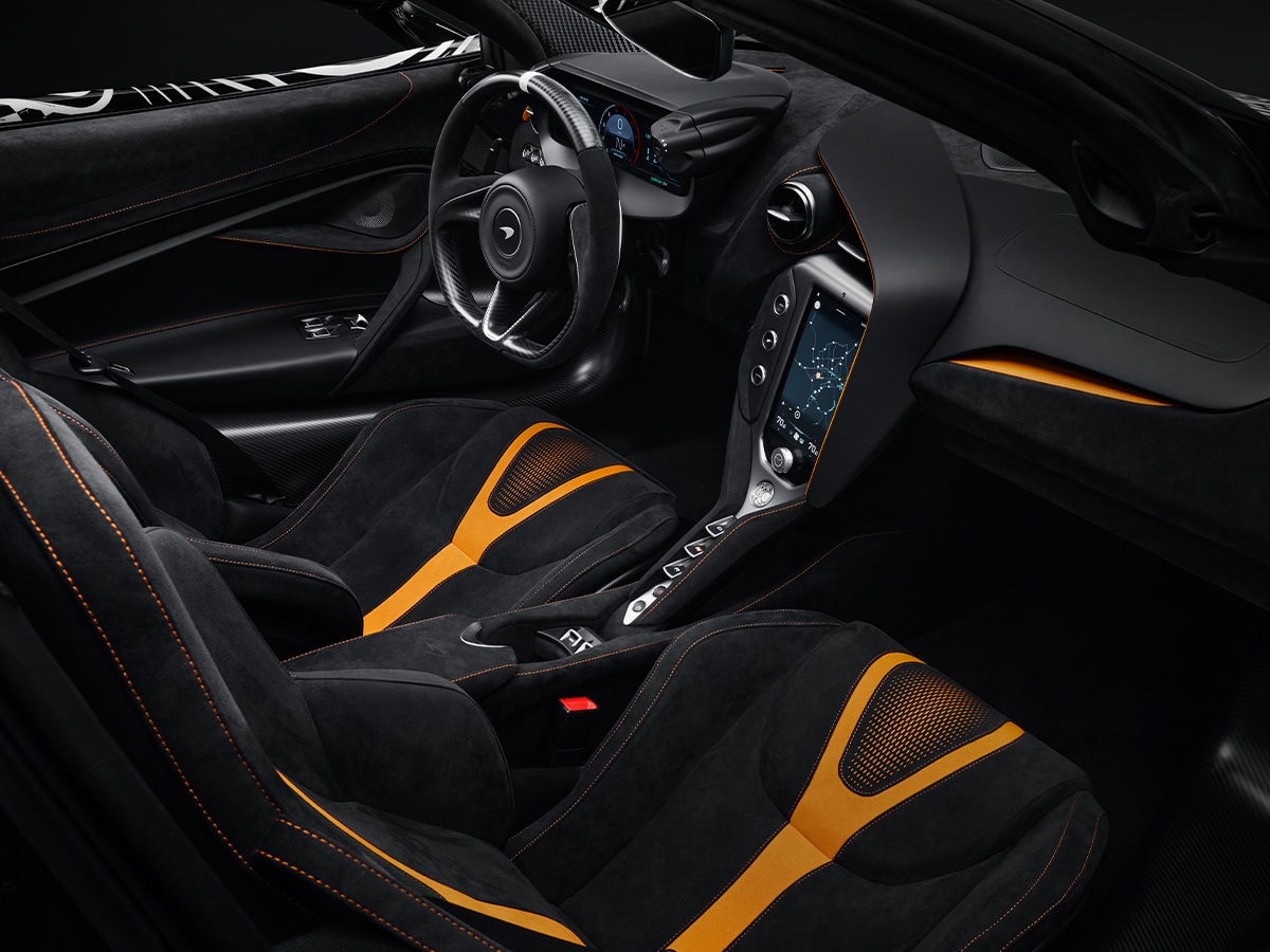 2026 mclaren 750s spider project viva interior 2