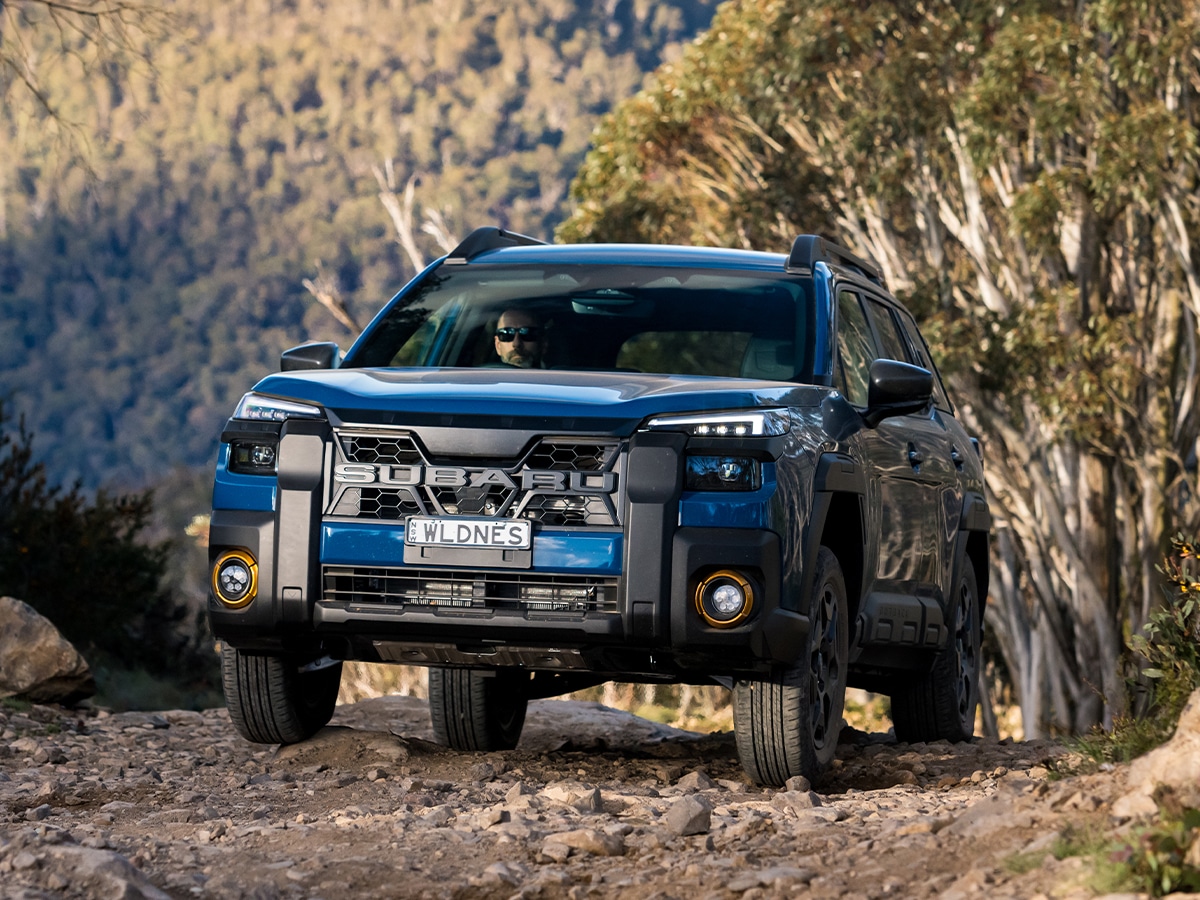 2026 subaru outback wilderness front on off road
