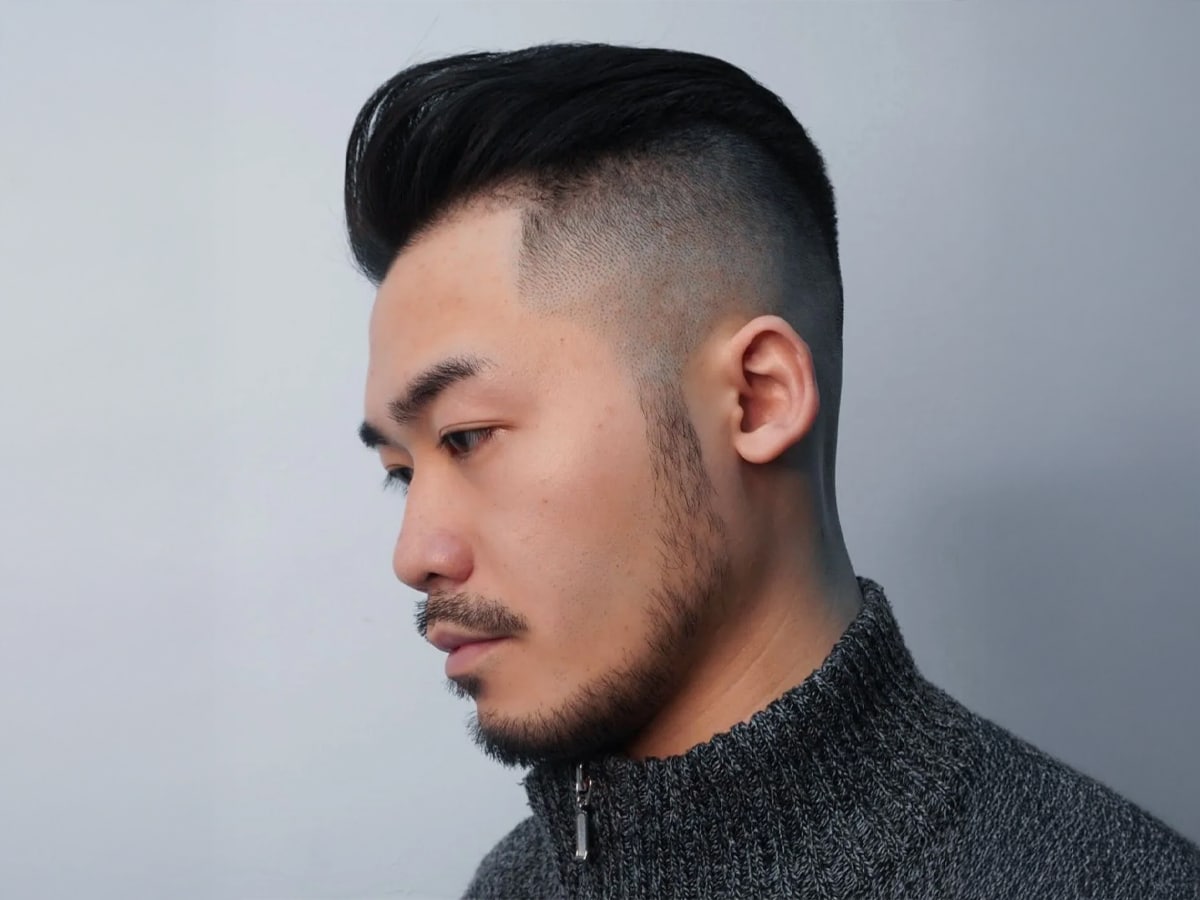 Asian pompadour