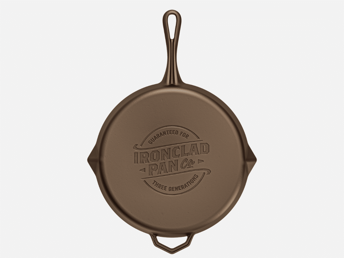 Ironclad Co. 28cm Seasoned Cast Iron Legacy Pan | Image: Ironclad Co.