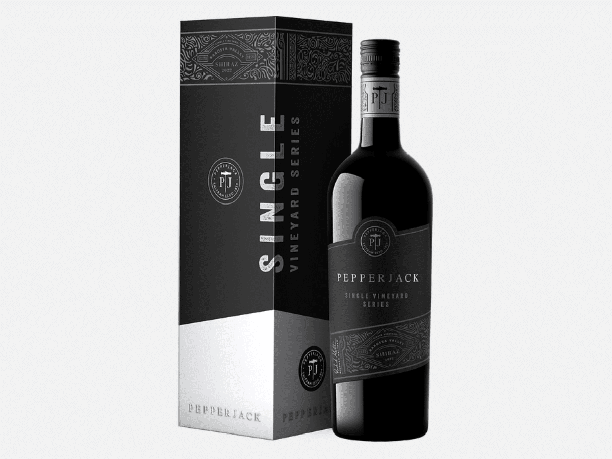 Pepperjack Single Vineyard Shiraz 2022 750ml | Image: Pepperjack