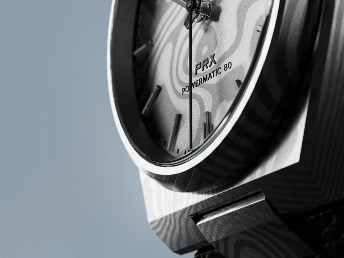 Tissot PRX Damascus Steel 38mm | Image: Tissot