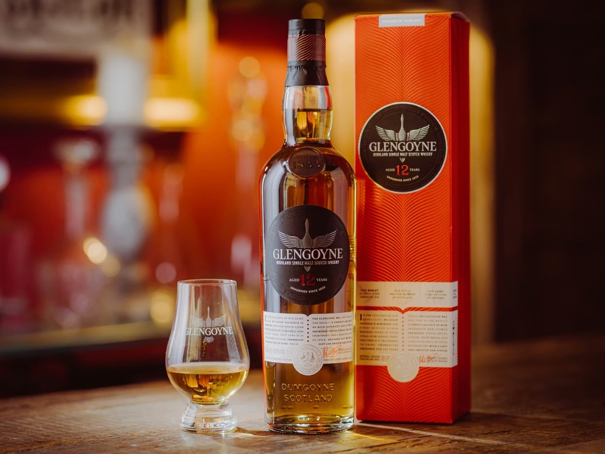 Glengoyne 12 year old single malt scotch whisky 700ml