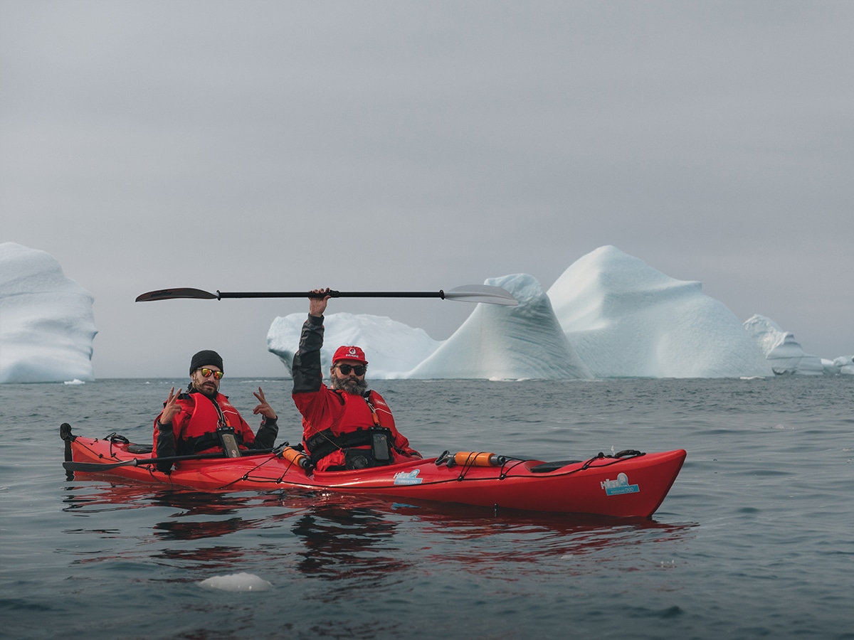 Kayaking in Disko Bay | Image: Nicholas Hall