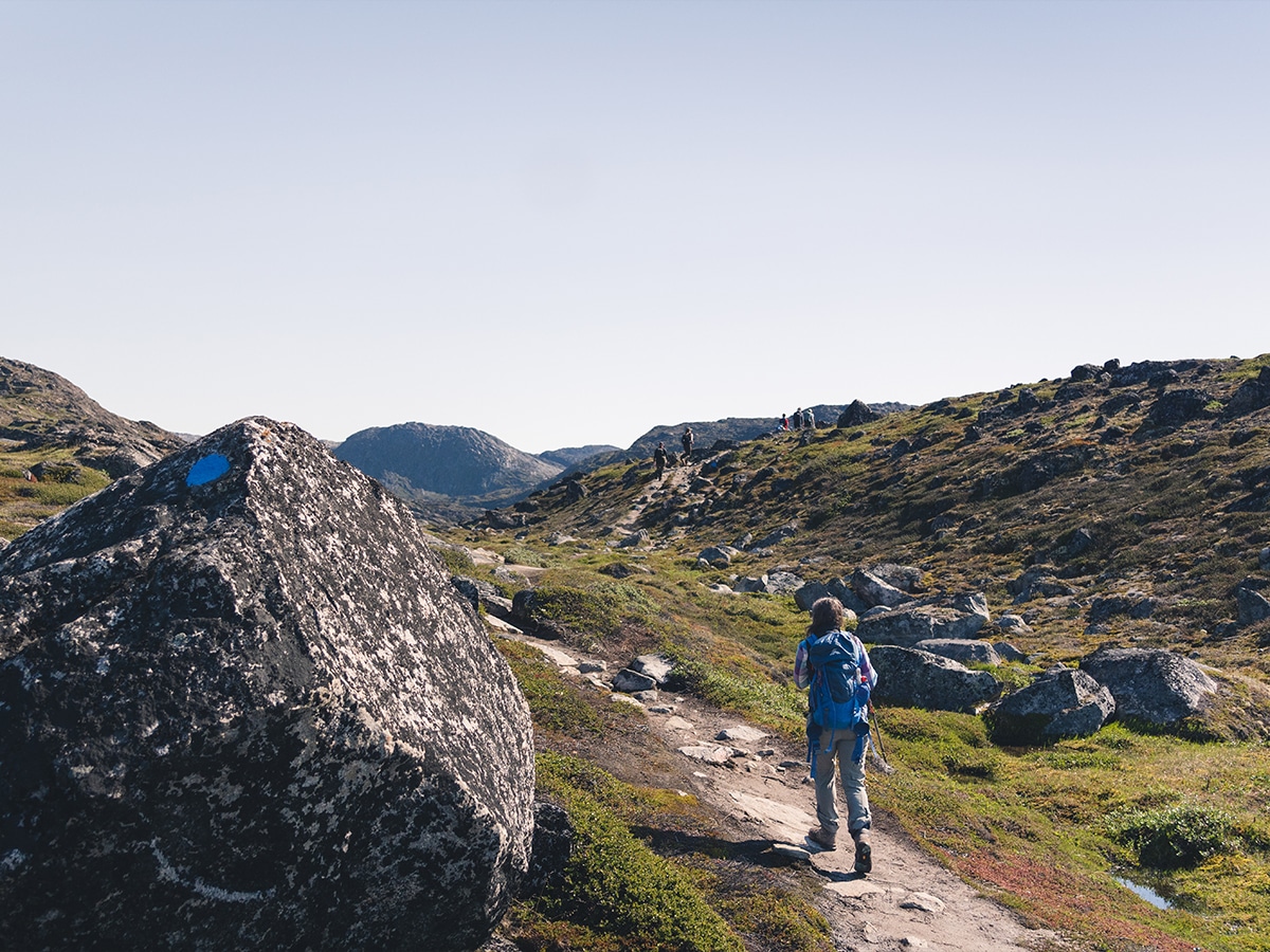 Hiking in Ilulissat, Greenland | Image: Nicholas Hall