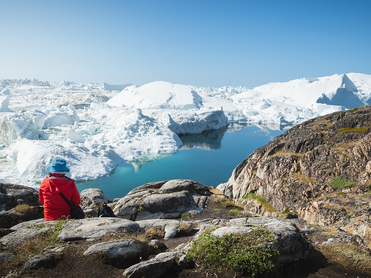 Hiking in Ilulissat, Greenland | Image: Nicholas Hall