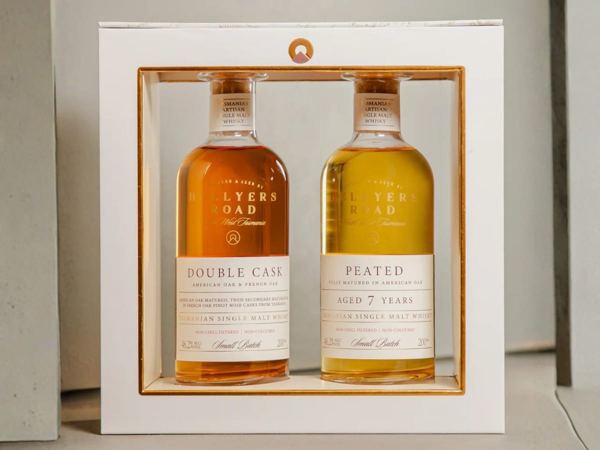 Hellyer's road single malt gift pack duo