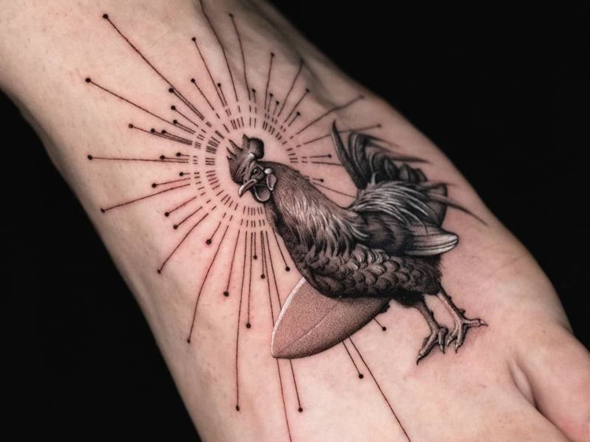 Micro realism tattoo