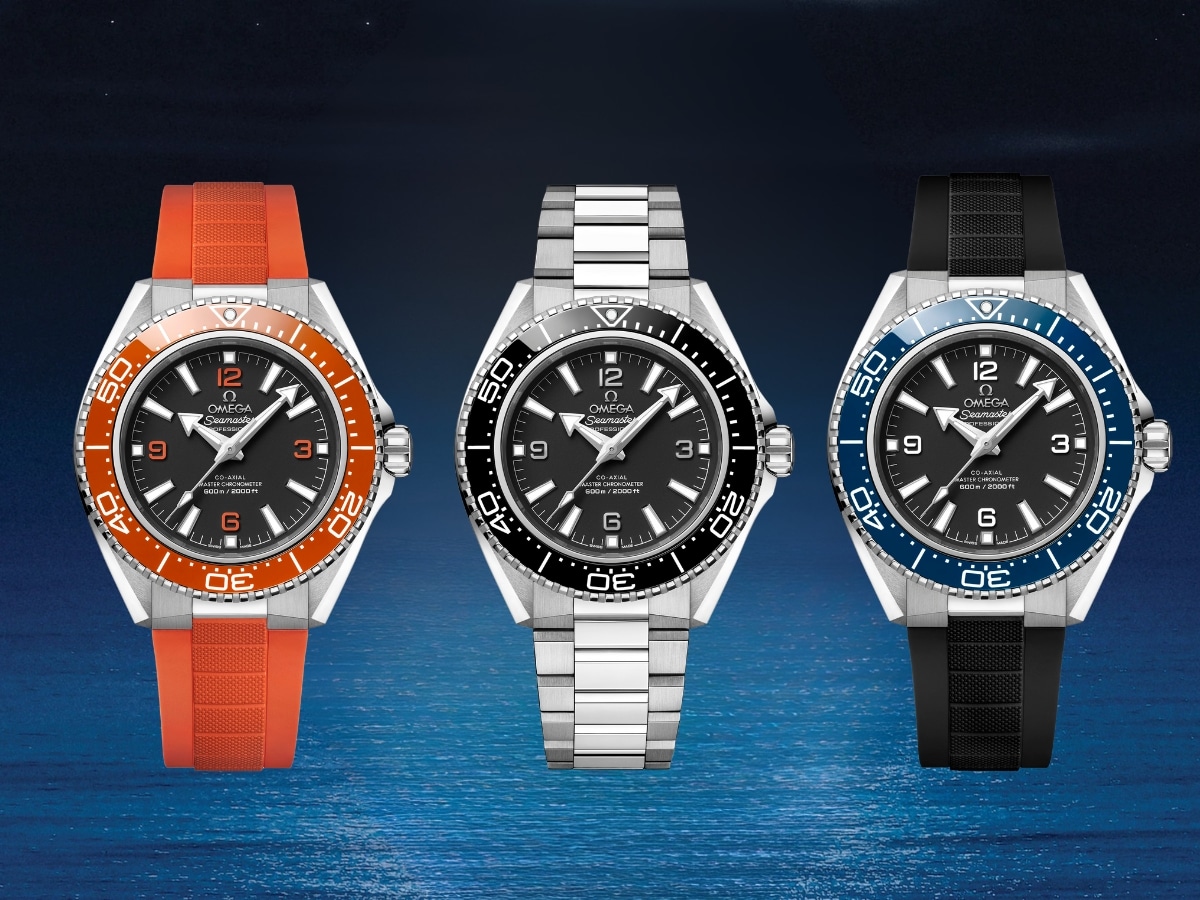 Omega planet ocean rubber straps and bracelet