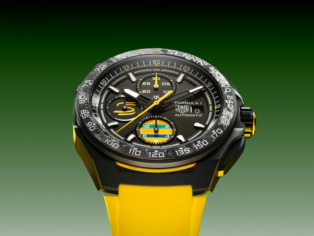 TAG Heuer Formula 1 Chronograph x Senna 44mm | Image: TAG Heuer