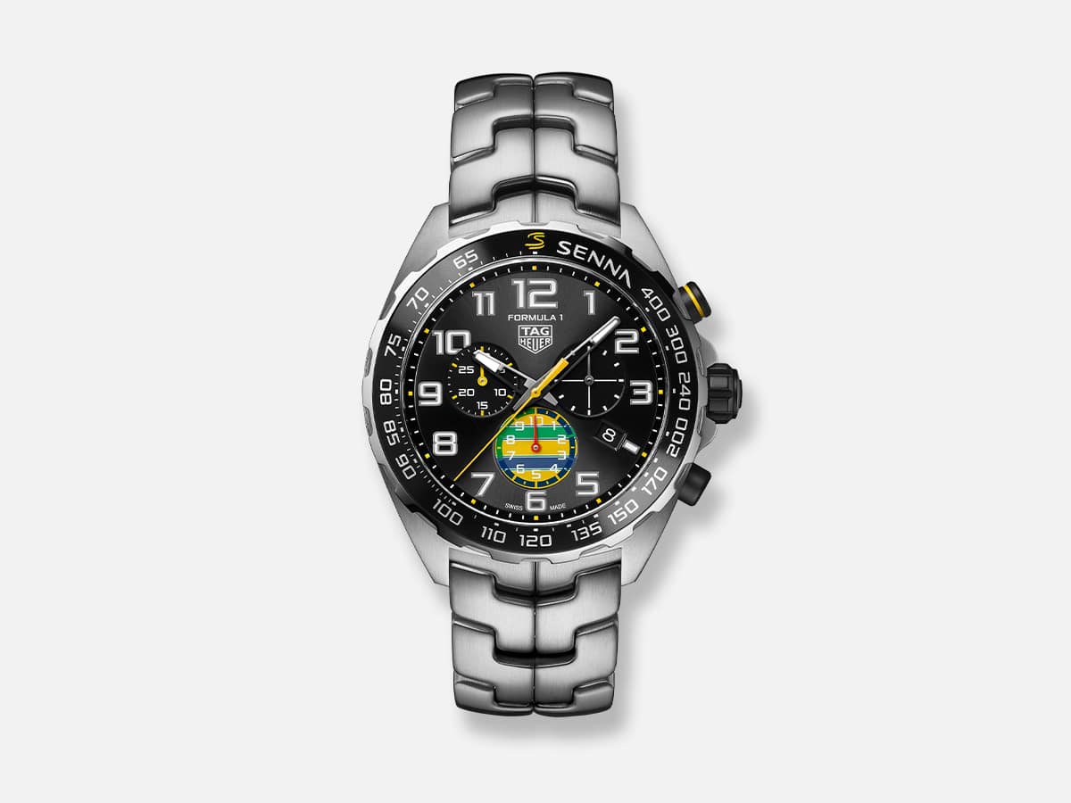 TAG Heuer Formula 1 Chronograph x Senna 43mm | Image: TAG Heuer