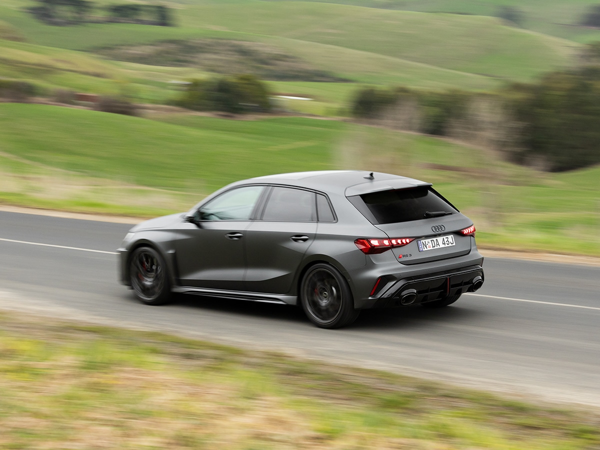 2025 audi rs 3 sportback on road 2