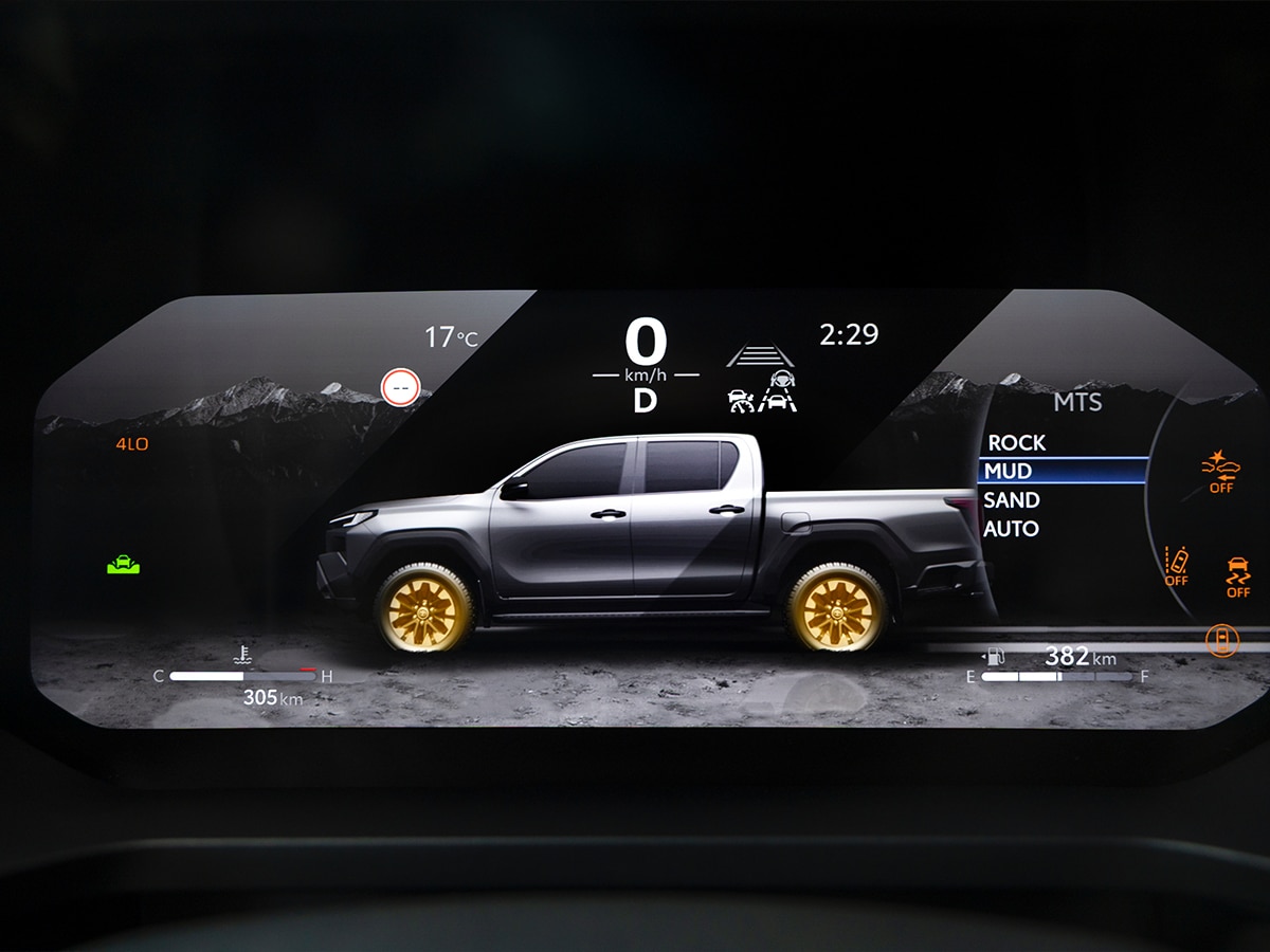 2026 toyota hilux rogue dashboard