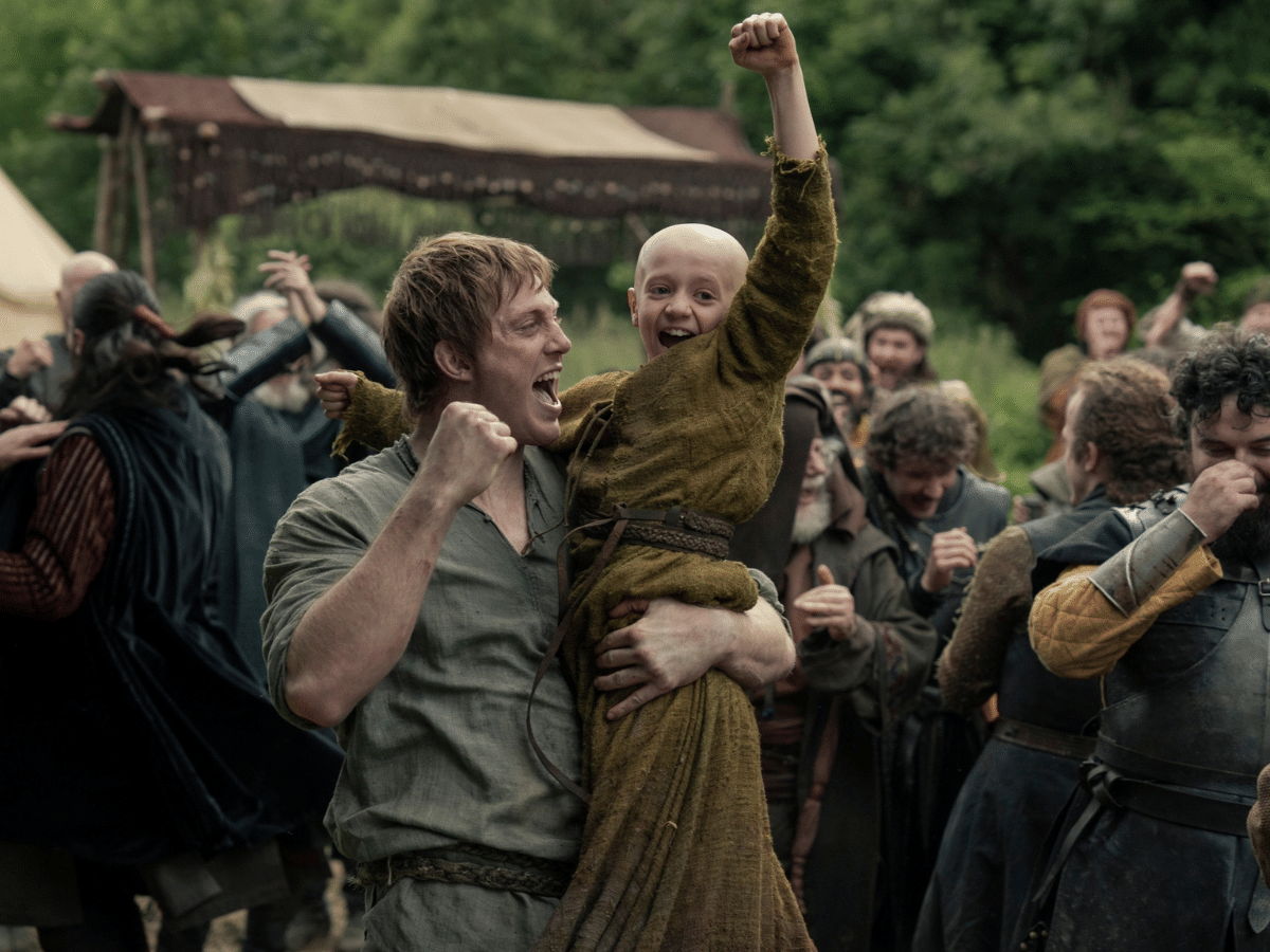 Peter Claffey as 'Dunk' and Dexter Sol Ansell as 'Egg' in 'A Knight of the Seven Kingdoms' 