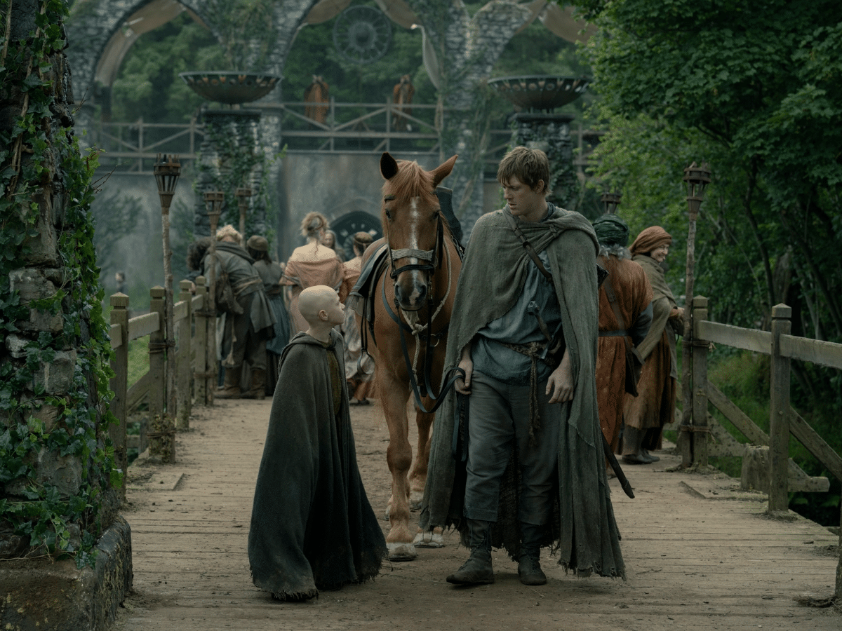 Peter Claffey as 'Dunk' and Dexter Sol Ansell as 'Egg' in 'A Knight of the Seven Kingdoms'