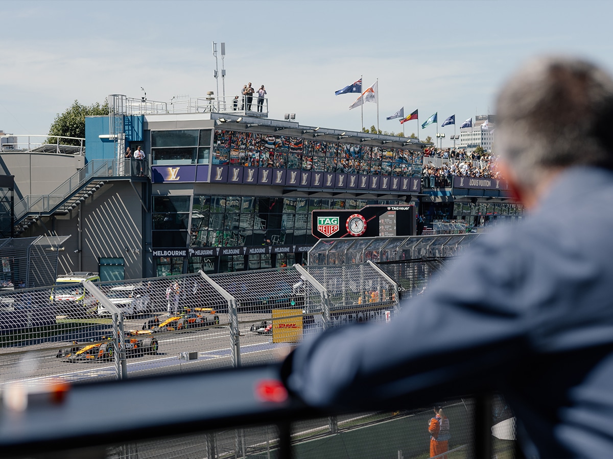 Audi f1 trackside suite view