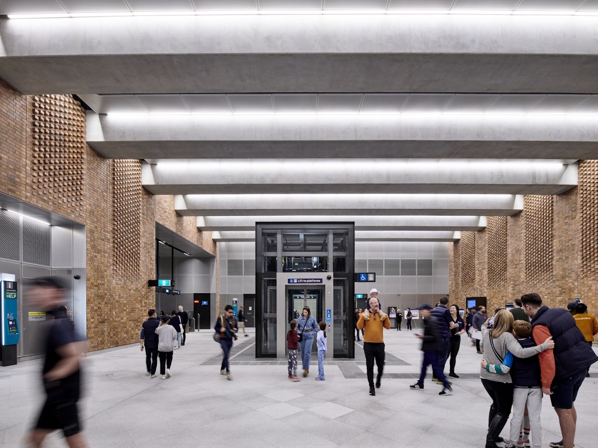 Crows nest station sydney metro design award 4