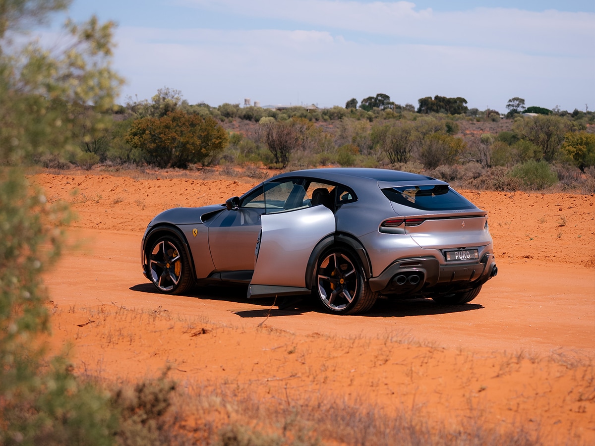 Ferrari purosangue review rear door