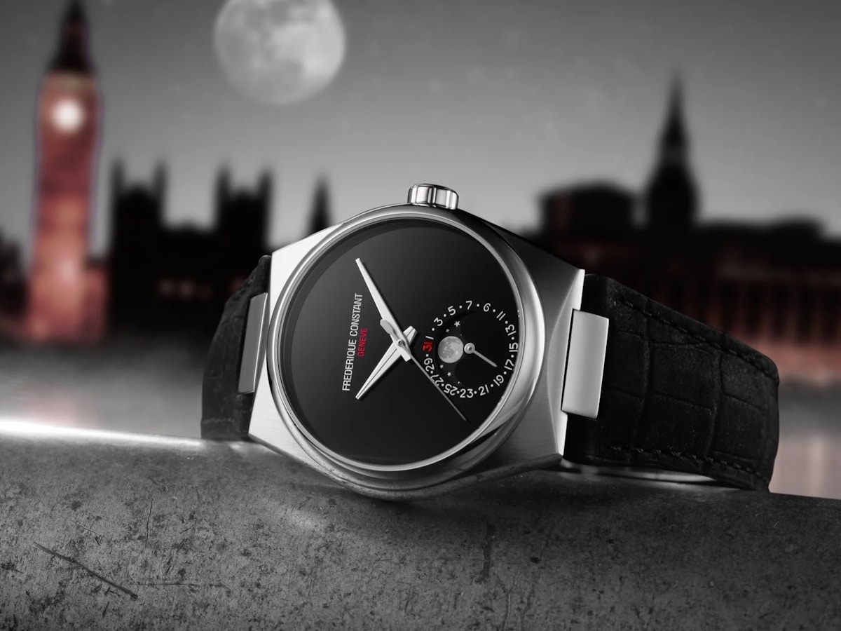 Frederique contant time tide detail